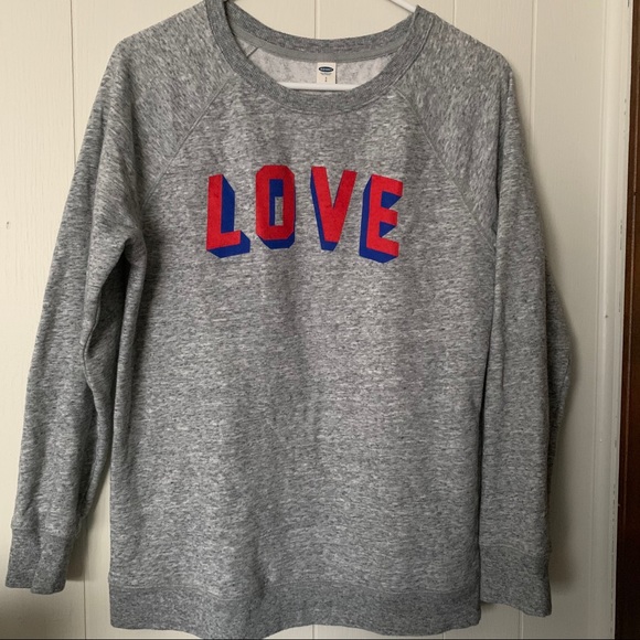 old navy LOVE crewneck - Picture 3 of 4